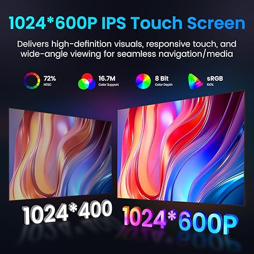 Miniatura 7 de Radio QLED de 4 núcleos+64 GB para Chevrolet Chevy Silverado SSR Tahoe GMC Sierra Yukon 2003-2006, Hummer H2 2003-2007 HD pantalla táctil estéreo