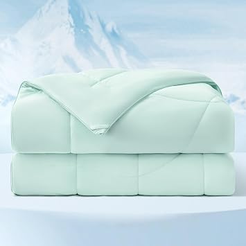 Bedsure Cooling Comforter Blankets for Hot Sleepers, All Season, Queen
