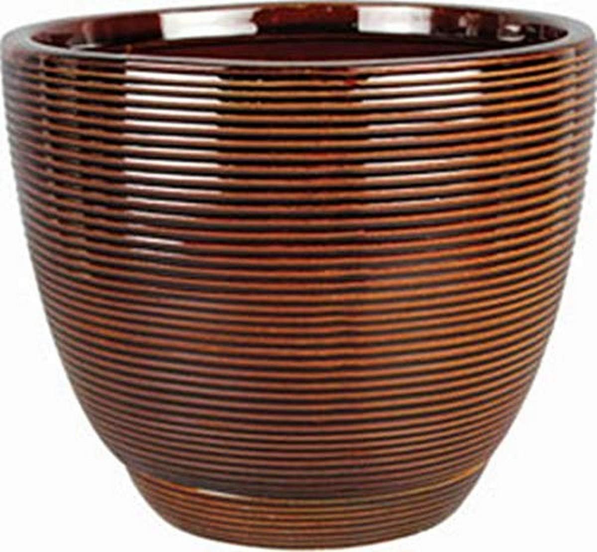 ATT SOUTHERN 077086 CRM-030850 6" Brown Caylin Planter