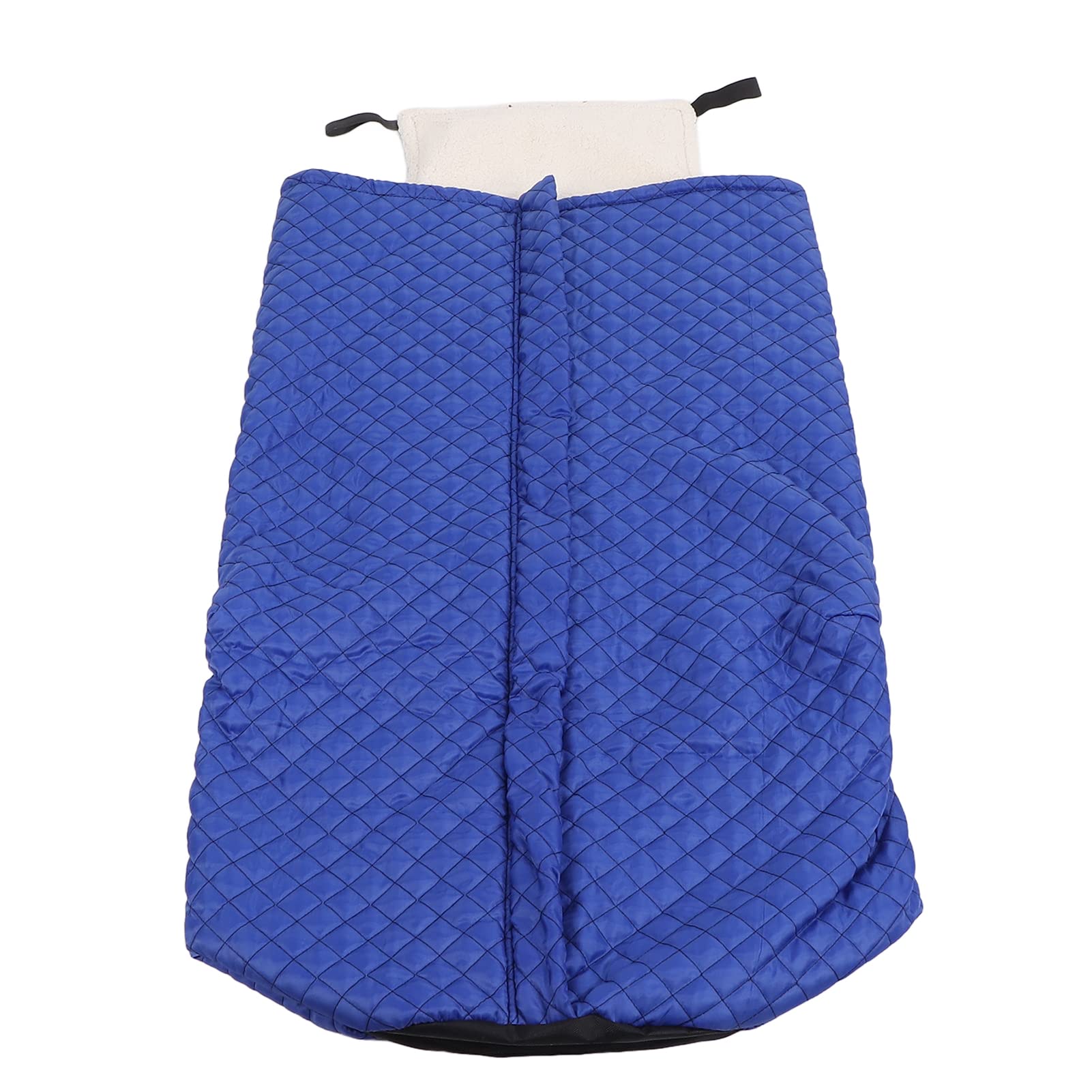 Rollstuhldecke, Schlupfsack für Rollstuhlfahrer, Verdicken, Warme Rollstuhl-Fleece-Wickeldecke，Rollstuhldecke mit Innentasche - Gefütterter Regenschutz Fußsack((Blau)