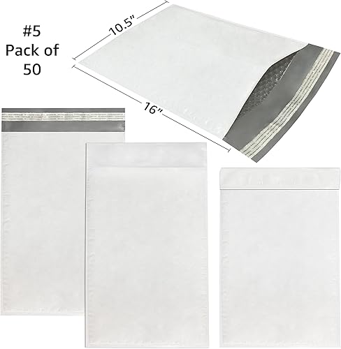 Miniatura 37 de Sobres acolchados de burbujas de polietileno – (250 unidades, #0 – 6 x 10 pulgadas) paquete y envío – autosellado estándar industrial producto