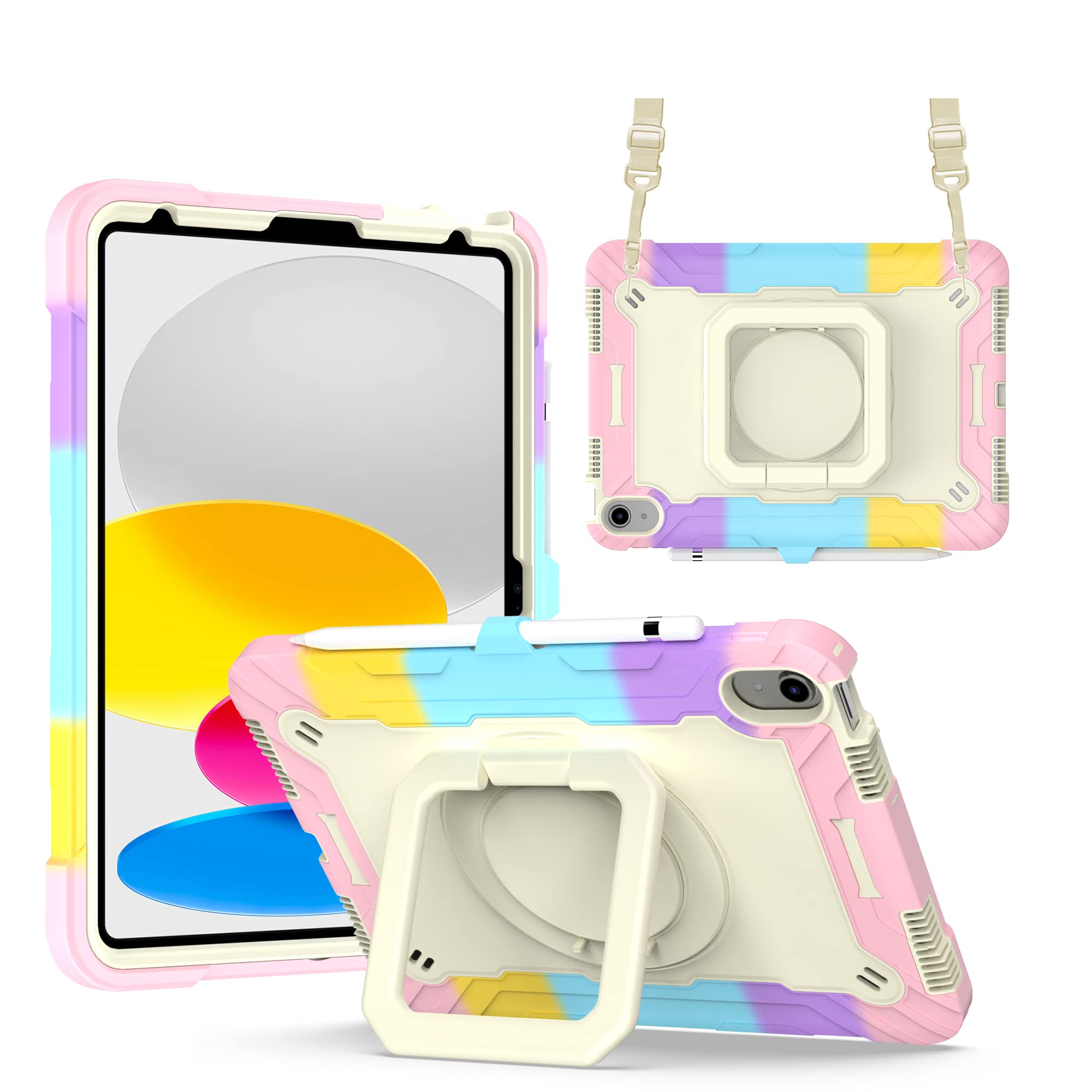 Funda para tablet táctil Dteck con soporte multiángulo y protección activa 8