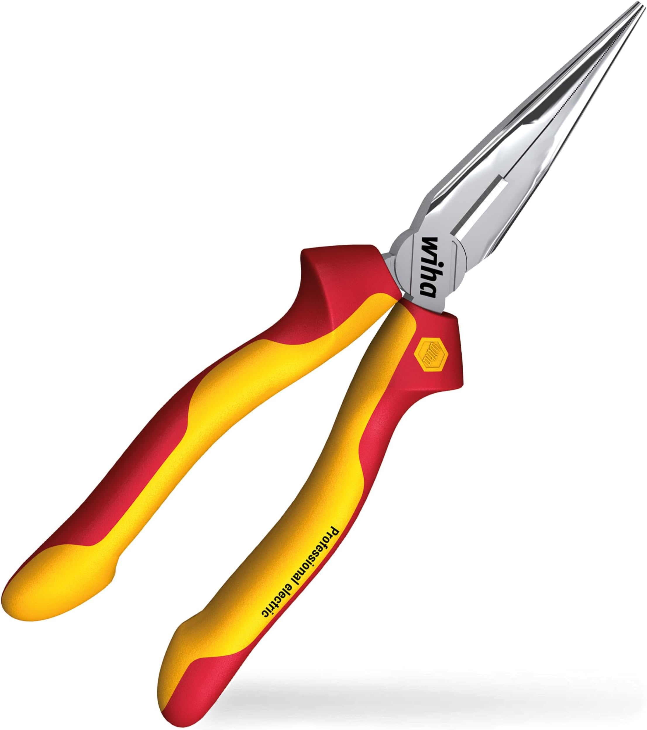 WIHA Z05020006SB SB Professional Electric Long Nose Plier, 200 mm Length