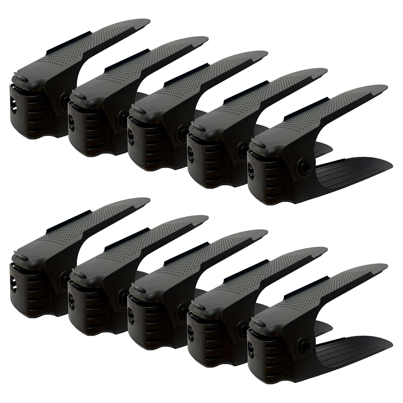 Amos Shoe Slot 10 Pack - Black