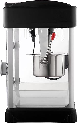 Miniatura 8 de Great Northern Popcorn - Máquina de palomitas de maíz Pop Pup, 2.5 onzas con hervidor de acero inoxidable, bandeja para servir, luz de calentamiento