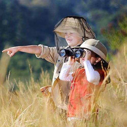 Miniatura 49 de HESTYA 4 Pack Mosquito Bug Net Mesh for Head Mosquito Net Face Fly Netting Hood from Insect Bugs Gnats for Outdoor