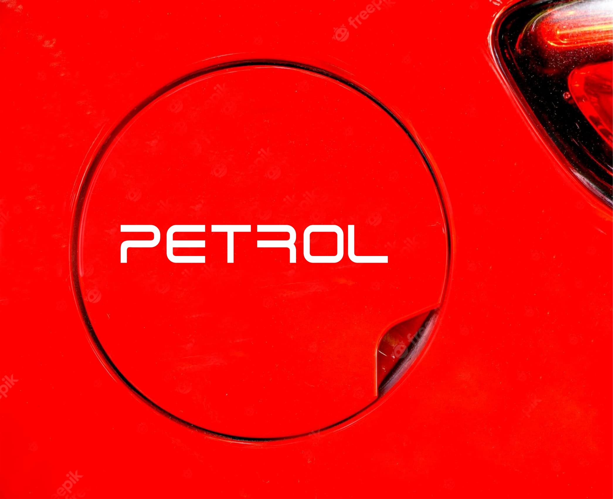 Petrol Stickers for Car Fuil Lide self Adhesive Decal for All car Model (White)-image-46