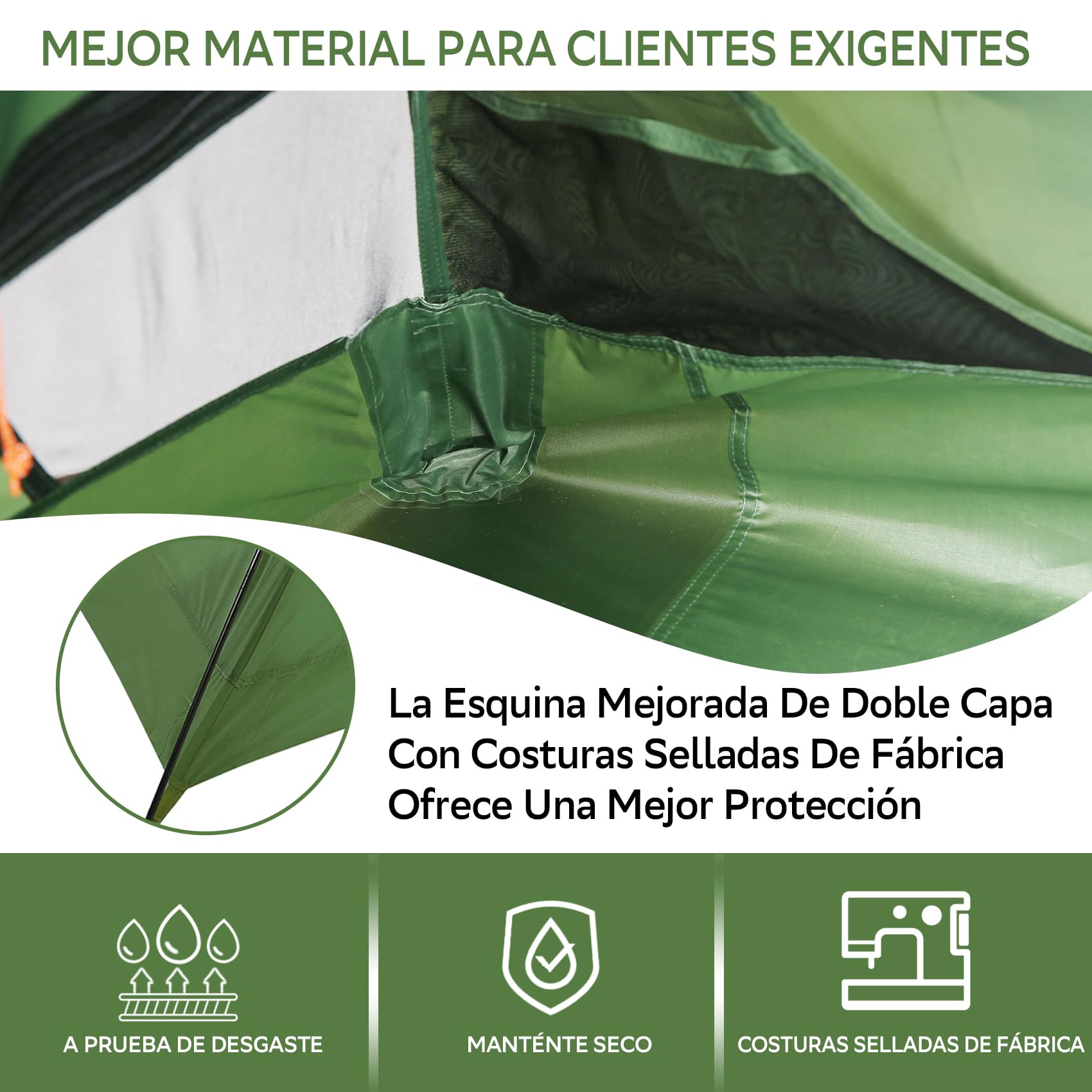 Clostnature - Tienda de Campaña para 2/3/4 Personas para Acampar - Tienda de Campaña Impermeable para Exteriores,Tienda de Campaña Compacta con Tamaño de Paquete Pequeño,Festival
