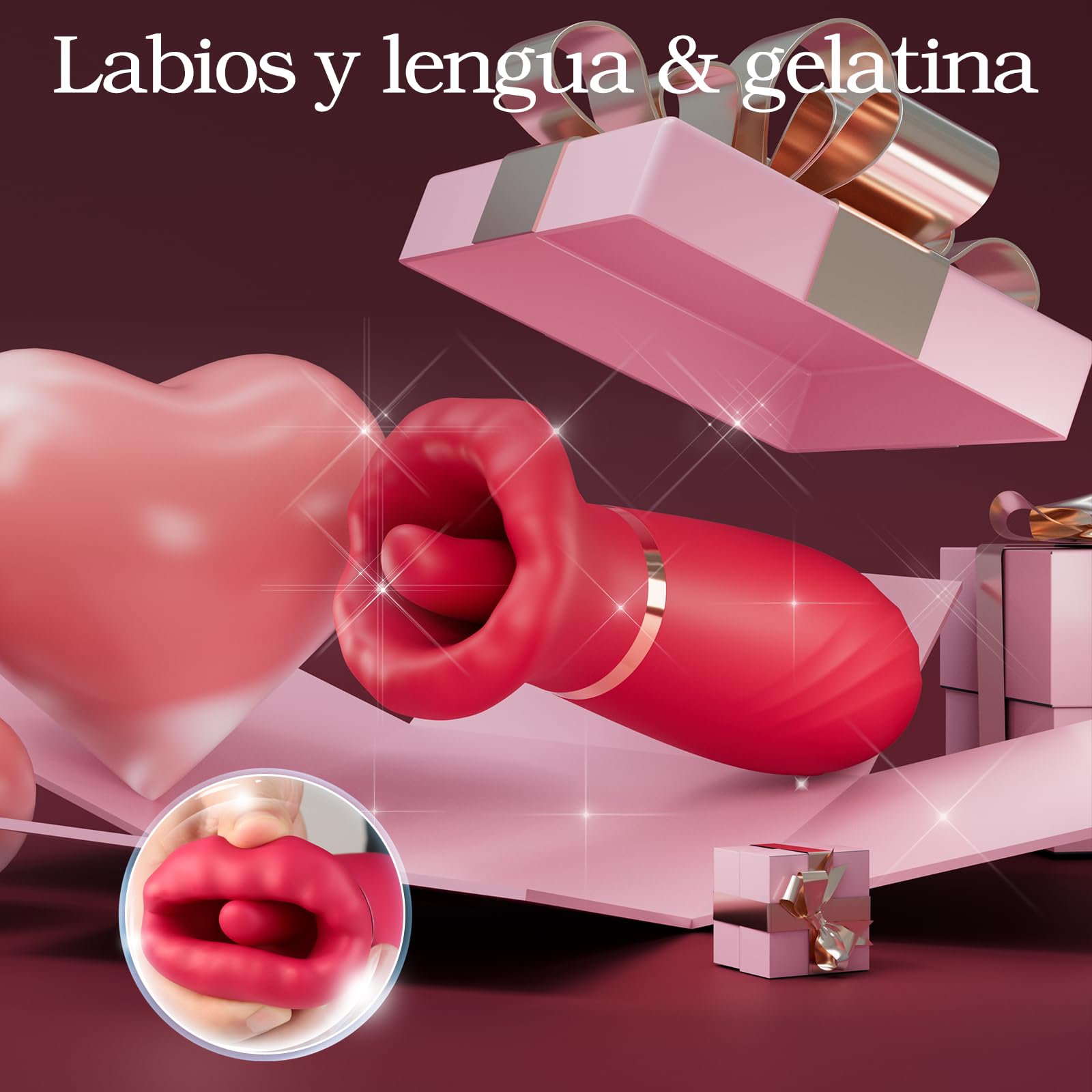 Vibrador Mujer Juguete Estimulador del clítoris - Juguete sexual para mujeres con 10 modos de vibración y 10 modos de lamido, juguetes eróticos para pareja sexuales con estimulación del clítoris