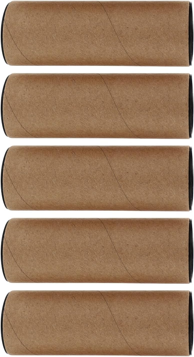 Uonlytech 5pcs Multipurpose Paper Poster Tubes for Painting and Art Storage Adjustable Size Sturdy Paper Storage Tube for Artwork Suitable for Travel and Document Transport
