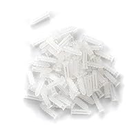 Vista 9 de Anclajes cónicos de plástico acanalado - para hormigón, estuco, ladrillo, paneles de yeso y similares - Kit de 10 anclajes