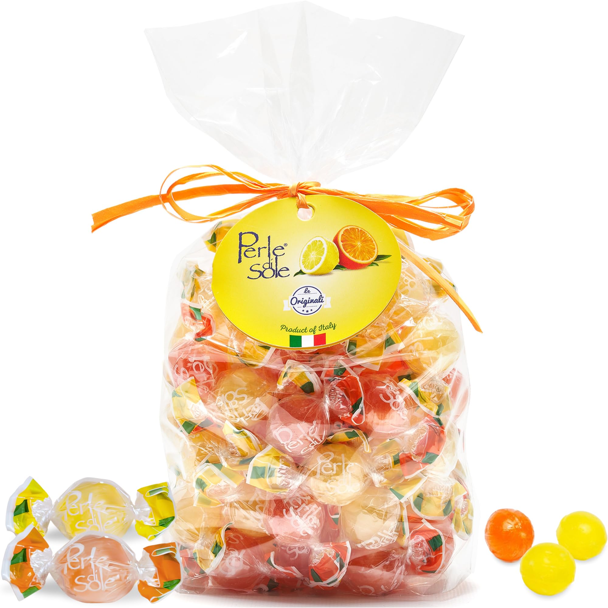 Bonbons durs au citron et à l'orange 500 Gr. - Perle di Sole
