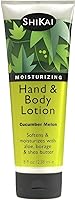 Vista 1 de ShiKai Hand & Body Lotion (Cucumber Melon, 8oz) Daily Moisturizing Skincare for Dry and Cracked Hands With Aloe Vera & Vitamin E