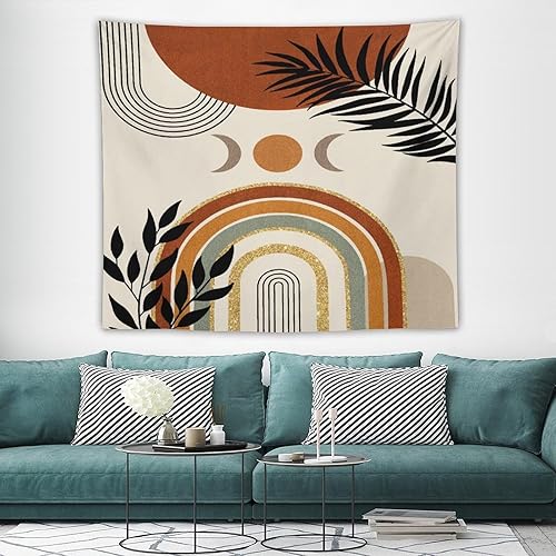 Miniatura 150 de Tapiz floral retro de los años 60 y 70, diseño hippie de primavera Groovy Flower Power Flower Boho para colgar en la pared, arte neutro para Hippie