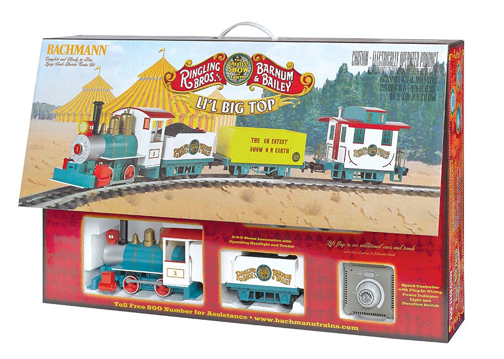 Bachmann Trains - Ringling Bros. and Barnum & Bailey - LIL Big Top Ready To Run Electric Train Set - Large G Scale product thumbnail 3
