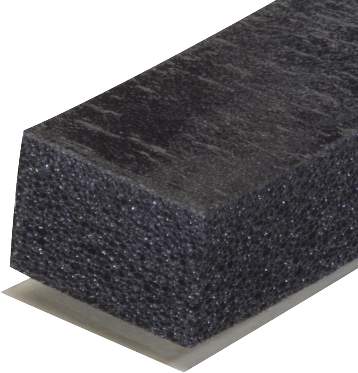 M-D Building Products 06619 3/8 in. x 1/2 in. x 10 ft. Black Sponge Window Seal for Large Gaps