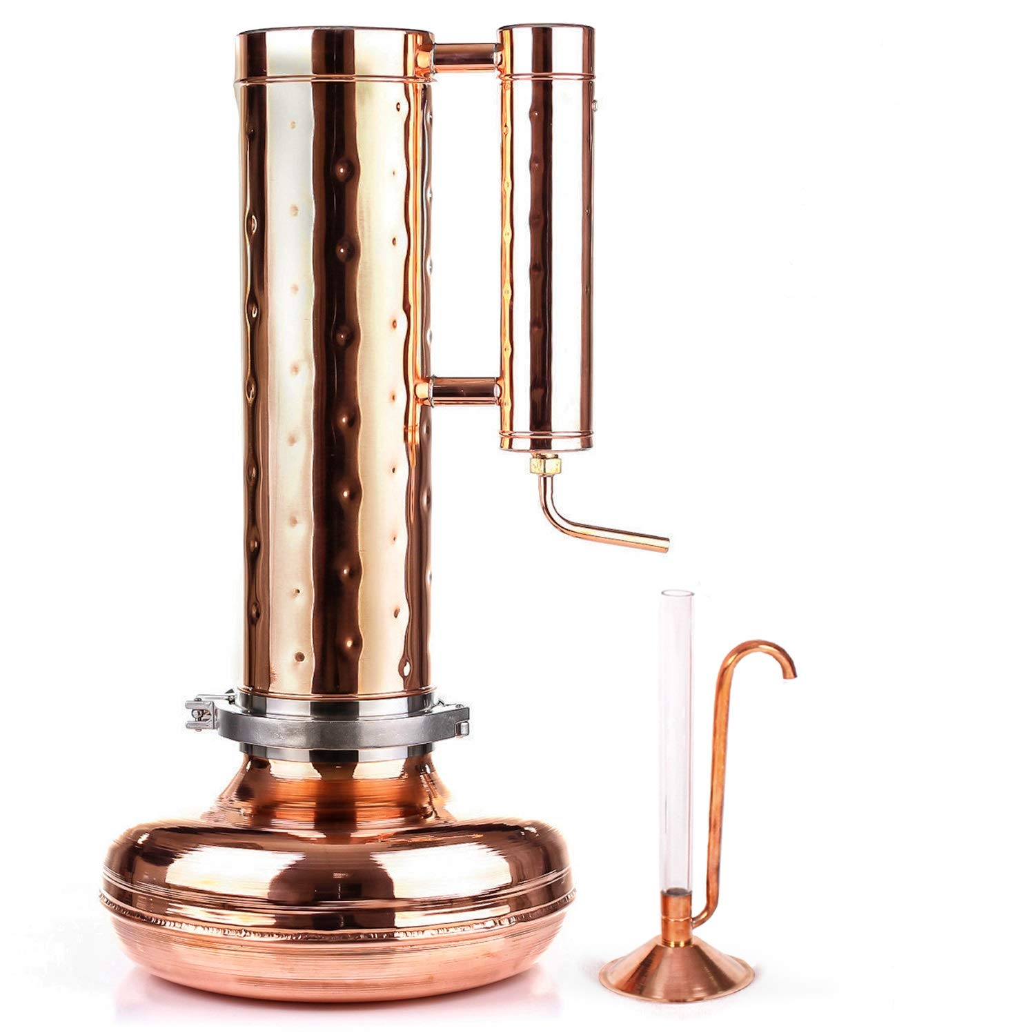 Essential Oil Distiller 8 Liters Copper Advanced Kit