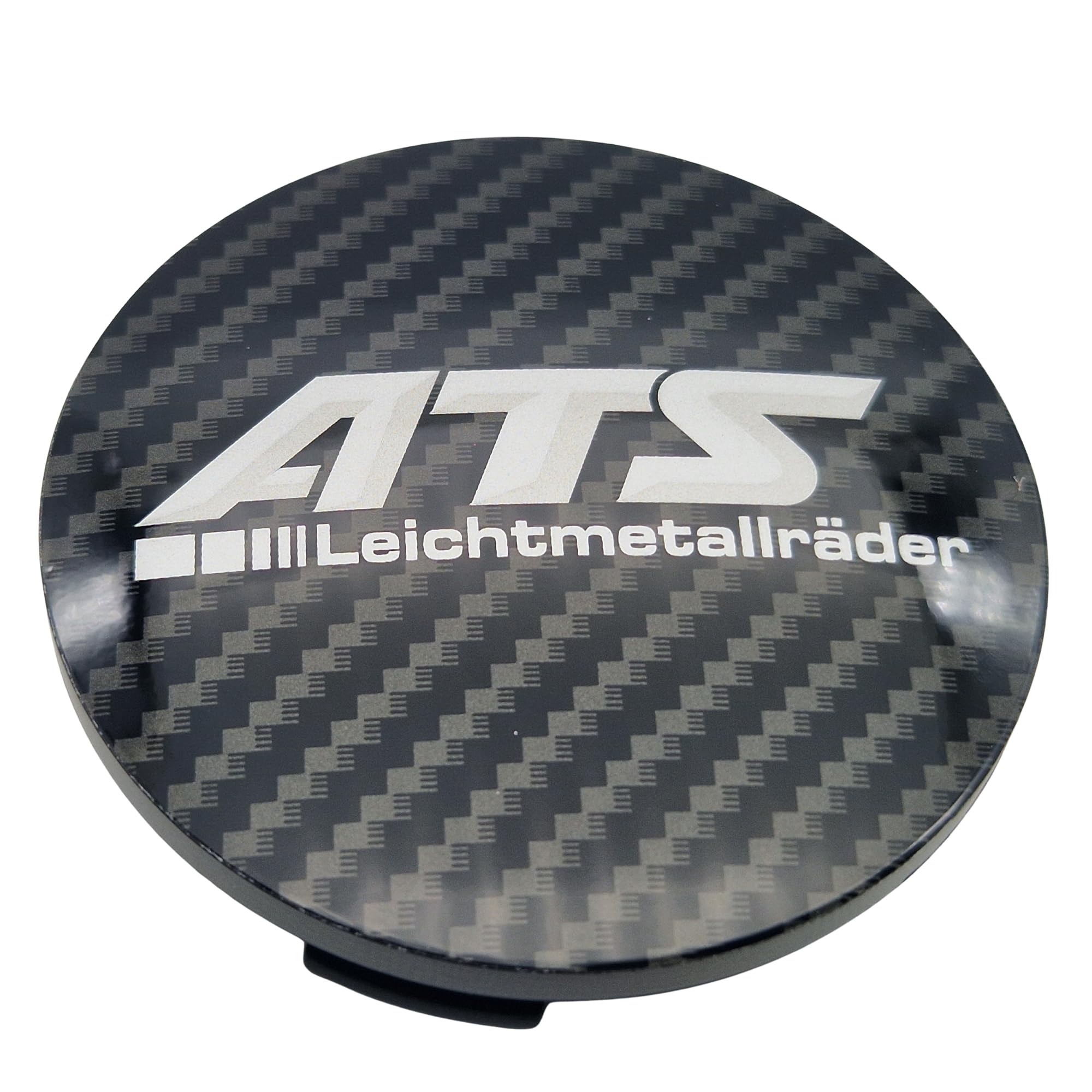 4X ATS Nabendeckel 60mm Carbon (N23) Dark 3D (ATA) - Original Felgendeckel/Nabenkappe/Hubcap