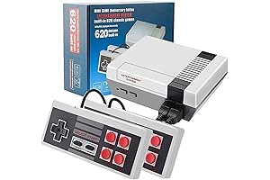 Enjoy Retro Gaming Bliss with 620 Built-in Classic Games!