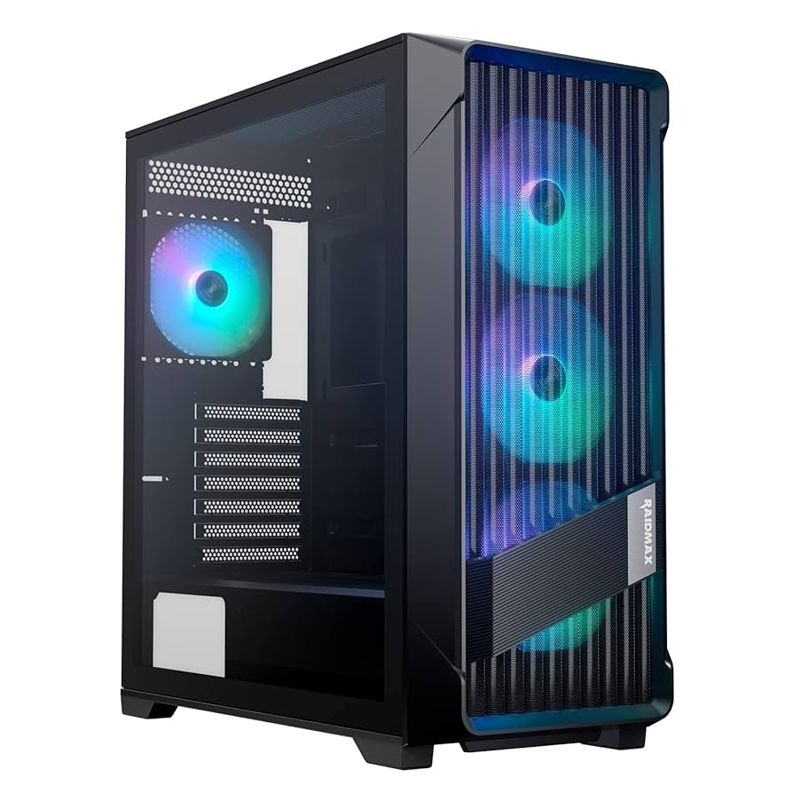 Amazon.com: Raidmax X603 ATX Mid Tower Tempered Glass PC