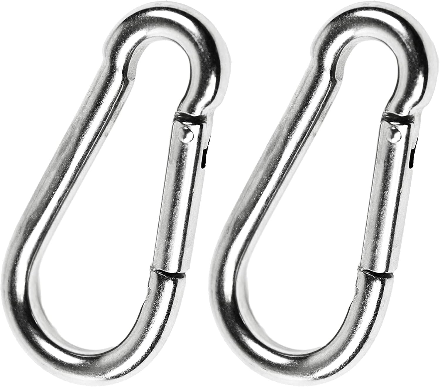 MARINE CITY Mosquetón de acero inoxidable de grado 316 con anillo de 3-18 pulgadas para escalada, pesca, senderismo, barco, vela, campamento