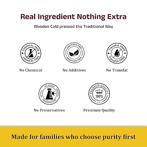 Miniatura 9 de CHEKKO Aceite de cacahuete prensado en frío, 5 litros (169 onzas líquidas), 100% natural, sin OMG, aceite de maní puro para freír, asar y cocinar