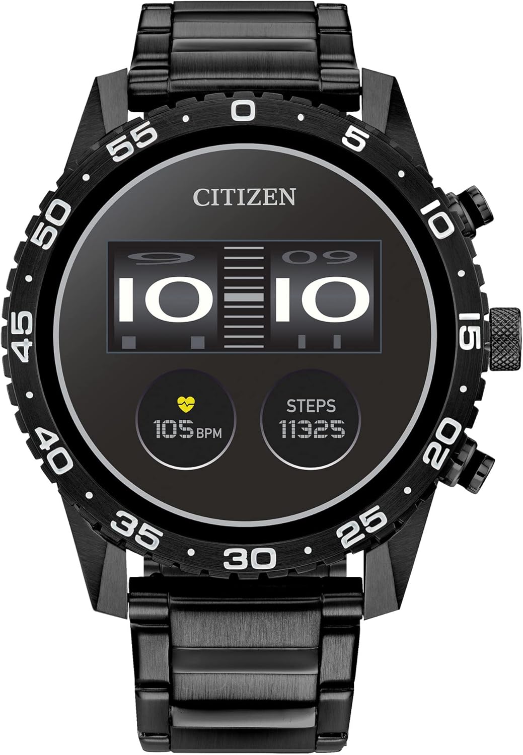 Citizen CZ Smart PQ2 44MM Sport Smartwatch with YouQ App with IBM Watson AI and NASA research, Wear OS by Google, HR, GPS, Fitness Tracker, Amazon Alexa, iPhone Android Compatible, IPX6 Rating - Thumbnail 3