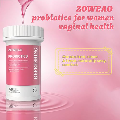 Miniatura 7 de ZOWEAO Probióticos vaginales para mujeres  Hidratante vaginal que apoya la salud vaginal, el equilibrio del pH, combate la picazón, el olor y la