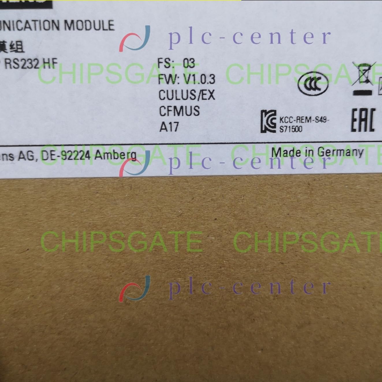 6ES7541-1AD00-0AB0 New 6ES7541-1AD00-0AB0 Communication Module