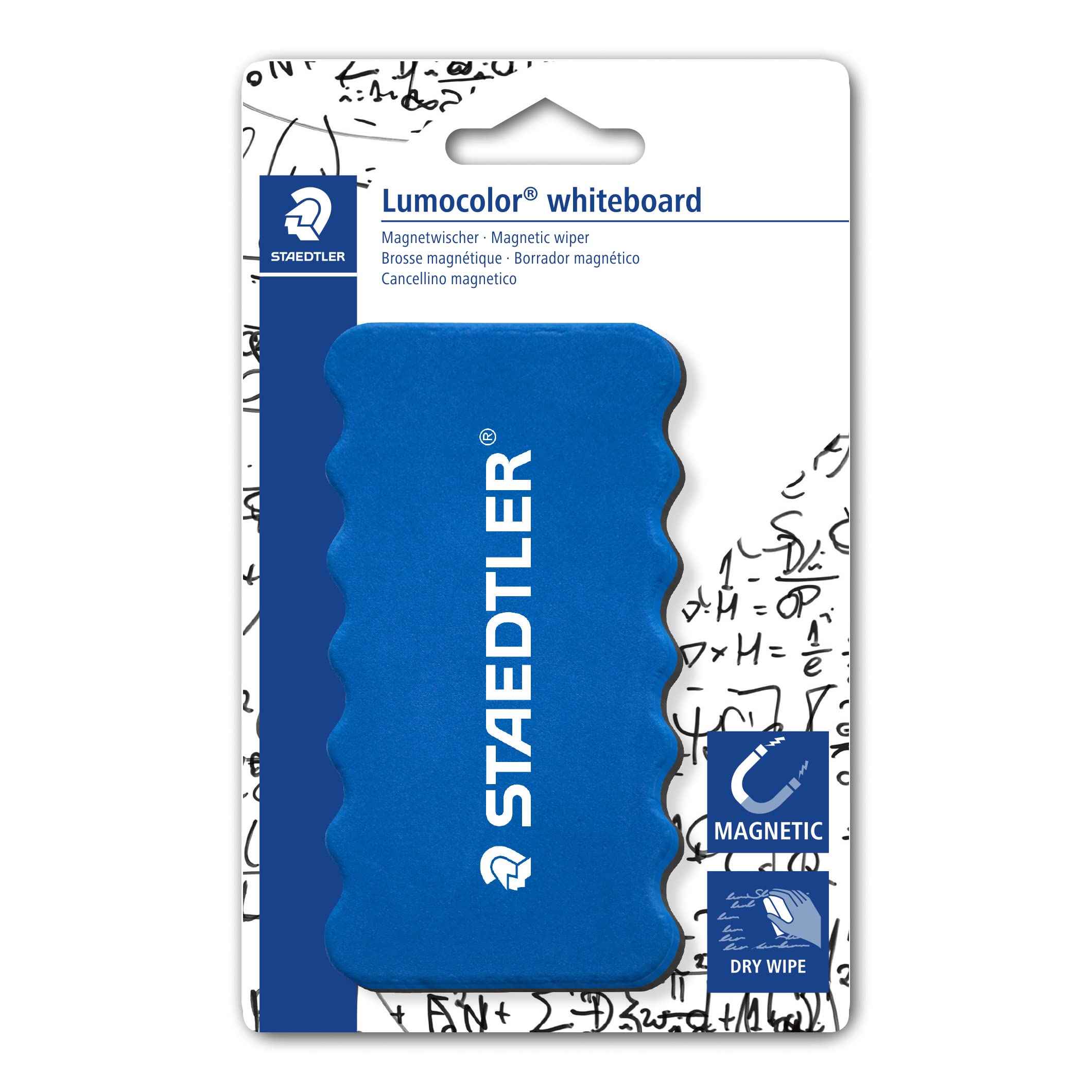 Staedtler 652BK Lumocolor whiteboard eraser blue 107 x 57mm