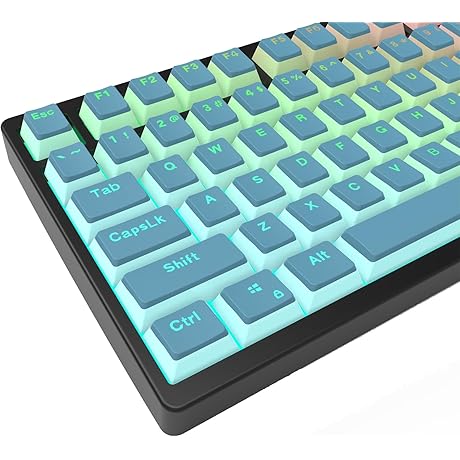 HavIt Pudding Keycaps: PBT Keyboard Keycaps with Shine-Through Aesthetics