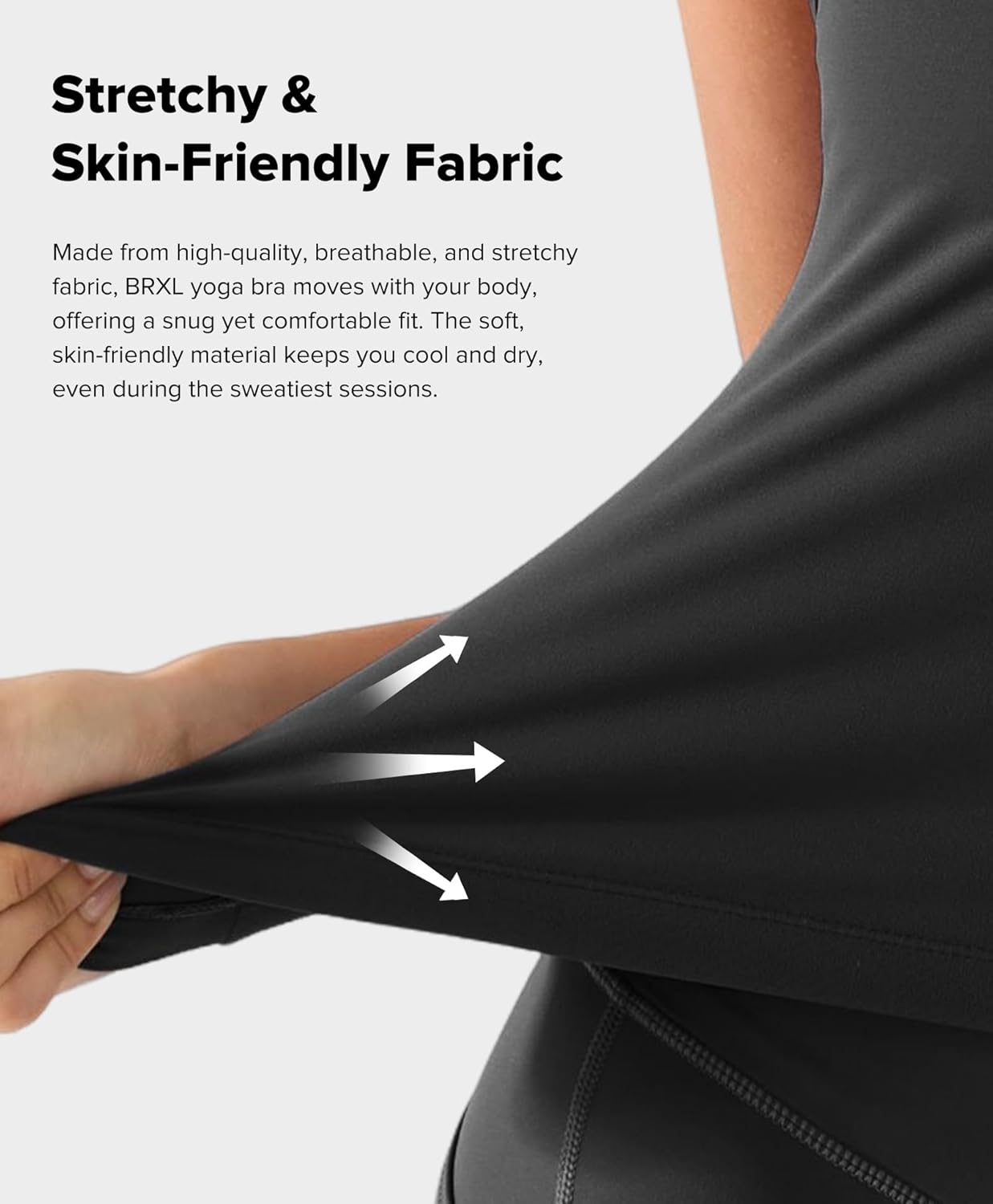 BRXL Padded Workout Racerback Tank Tops for Women with Built in Bra Athletic Buttery Soft Scoop Neck - Image 6