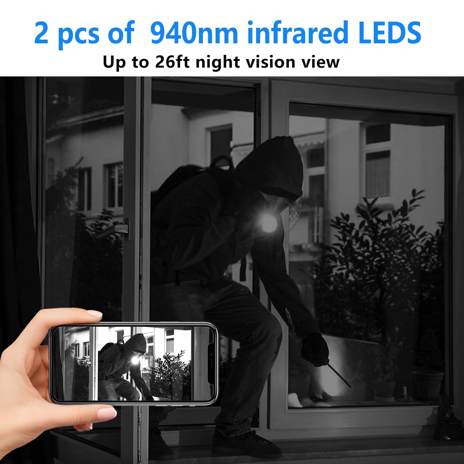 64 G gratis: cámara inalámbrica con batería WiFi más pequeña, cámara oculta, cámara espía con grabación de video HD4K, alimentación en vivo, monitor de bebé, visión nocturna, detección de movimiento