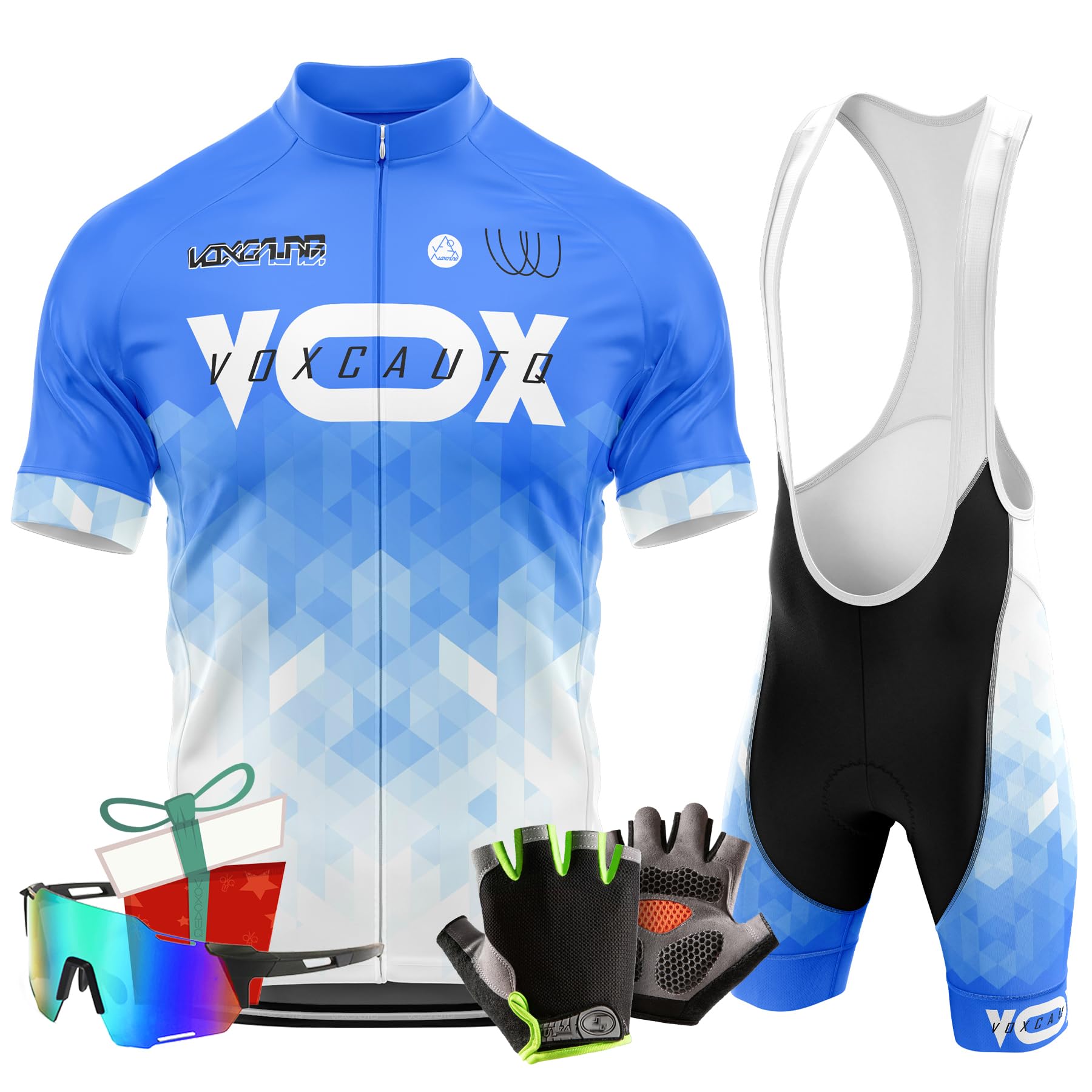 Abbigliamento Ciclismo Set Manica Corta Tuta Ciclismo Uomo,Maglia MTB Traspirante Ad Asciugatura Rapida per Mountain Bike,Asciugatura RapidaTraspirante