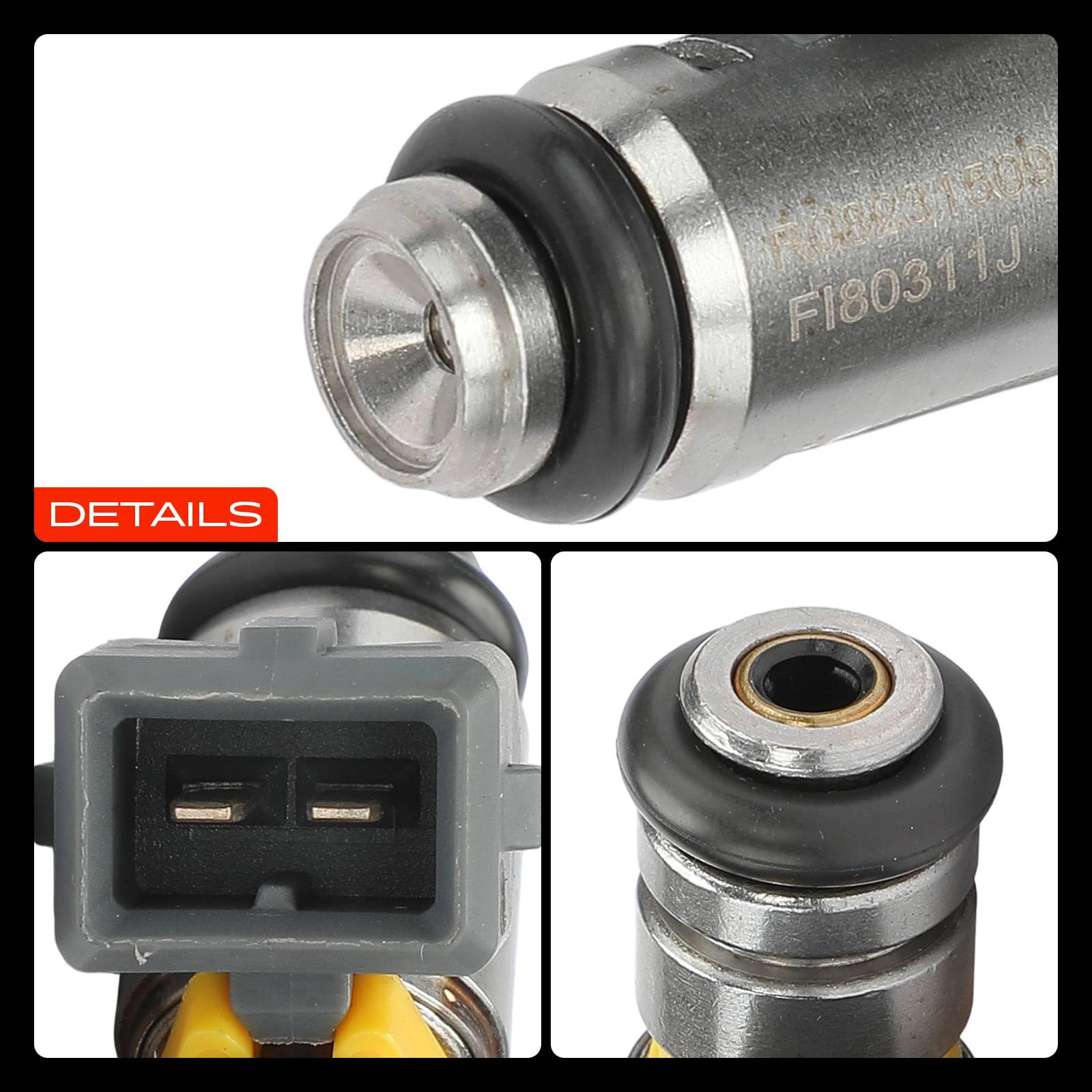 Frankberg Injecteur de carburant, buse d'injecteur de carburant 036906031C | Compatible avec: Cordoue 6K1 6K2, Polo 6N2, Golf IV Variant 1J5, L.u.p.o 6E1 6X1, Polo Classique 6V2, Cordoue Vario 6K5