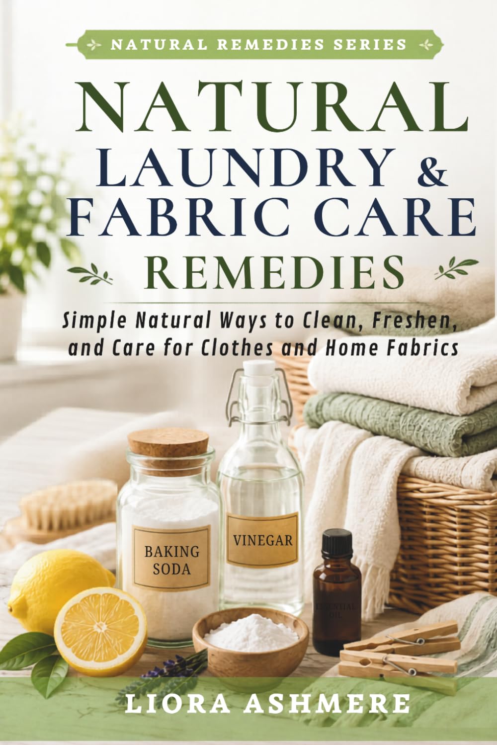 NATURAL LAUNDRY & FABRIC CARE REMEDIES: Simple Natural Ways to Clean, Freshen, and Care for Clothes and Home Fabrics (Natural Remedies Series)