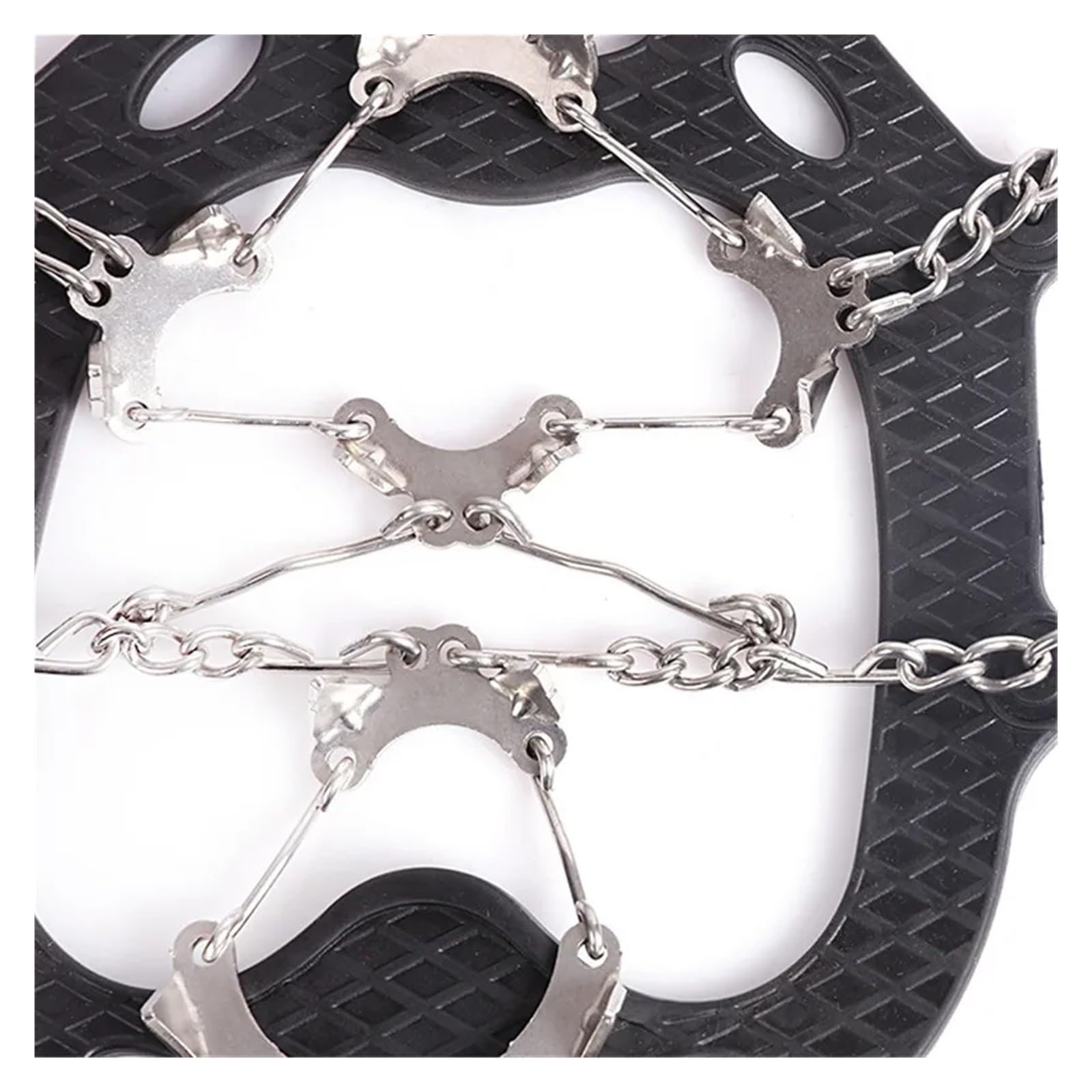 Anti-Rutsch-Spikes 13-Zahn-Eisgreifer for Schuhe, rutschfest, Steigeisen, Griffe, Kletterschuhe, Stiefel