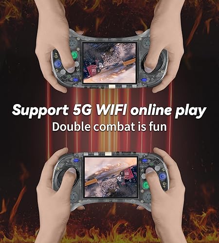 Miniatura 5 de RG ARC-S Sistema de Juegos Portátil Retro Linux RG3566 Pantalla IPS de 4.0 pulgadas, RGARC S con tarjeta TF de 128G preinstalada, 4541 juegos,