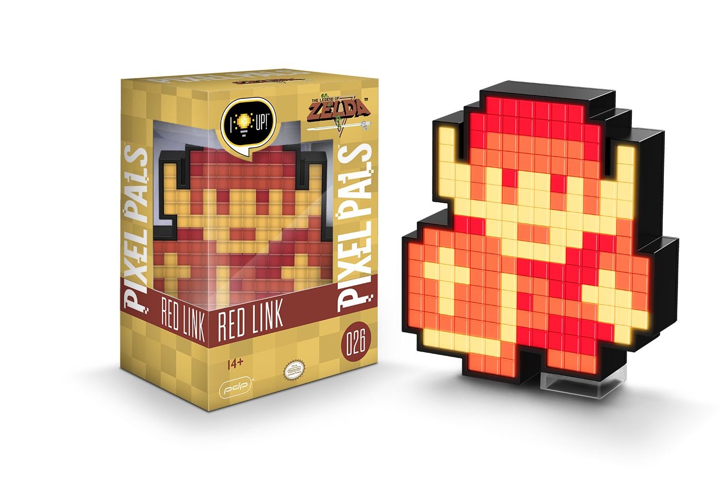 ４セット　Pixel Pals Super Mario Bros+Zelda PDP - Pixel Pals Nintendo Red 8-Bit Link : Amazon.co.uk: Outlet