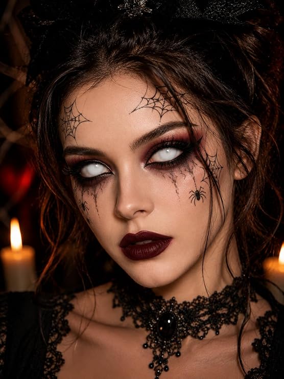 Halloween Horror Vampire Eye Cosplay Tool Kit - White