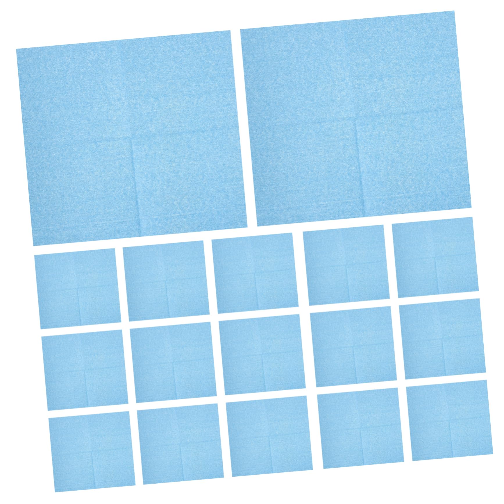 Luxshiny 25pcs Car Repair Supplies Cars Car Interior Car Cleaning Car Detailing Supplies Car Accessories Interior Car Seat Cleaner Car Wipe Cloth Non-Woven Fabric Sky-Blue