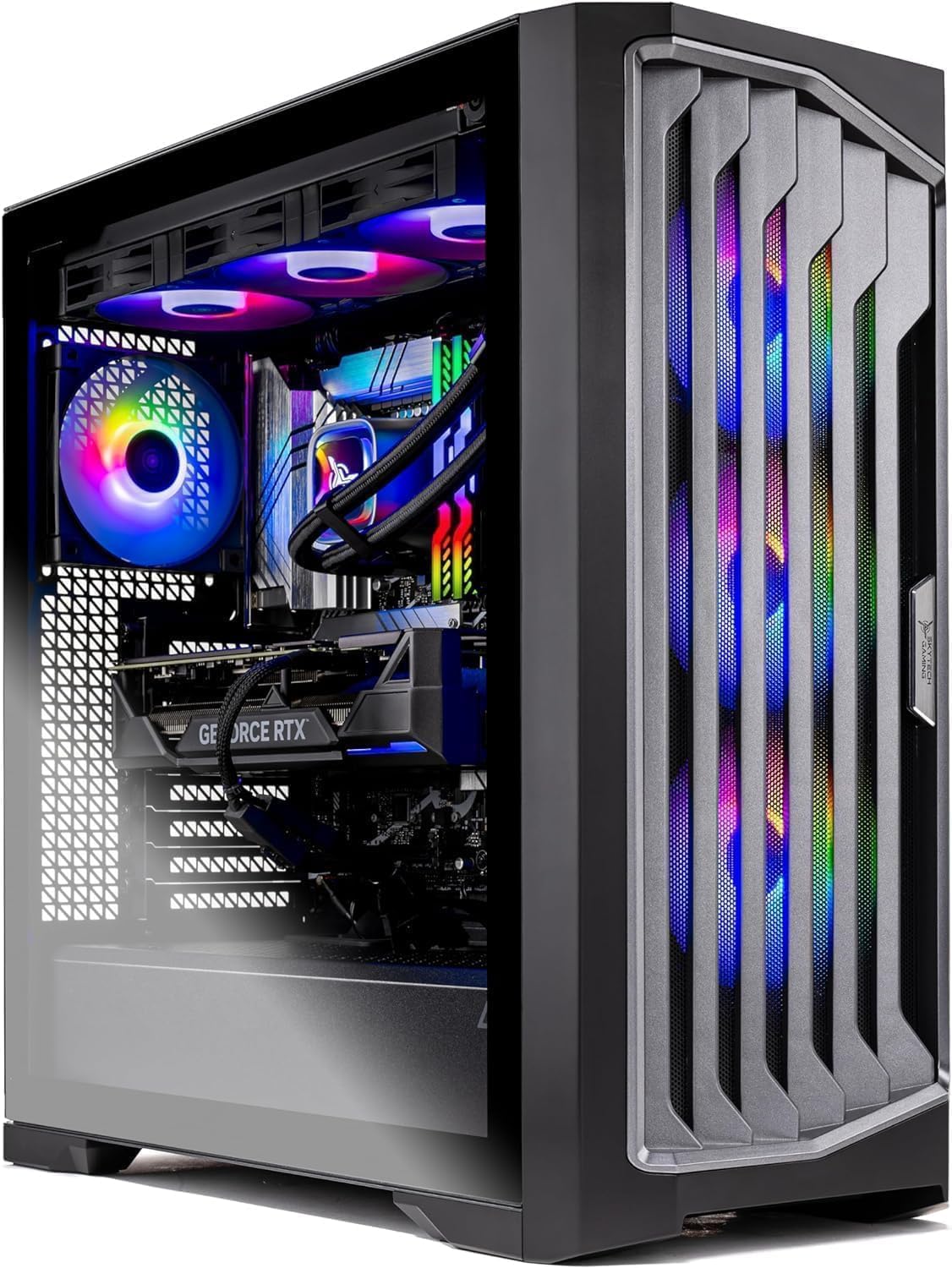 Skytech Legacy 4 Gaming PC Desktop, Ryzen 9 9950X3D 4.3 GHz (5.7GHz Turbo), NVIDIA RTX 5090 32GB, X870 Board, 2TB Gen5 NVMe SSD, 64GB DDR5 RAM 6000 RGB, 1200W Gold ATX 3 PSU, Wi-Fi, Win 11 Skytech Legacy 4 Gaming PC Desktop, Ryzen 9 9950X3D 4.3 GHz (5.7GHz Turbo), NVIDIA RTX 5090 32GB, X870 Board, 2TB Gen5 NVMe SSD, 64GB DDR5 RAM 6000 RGB, 1200W Gold ATX 3 PSU, Wi-Fi, Win 11