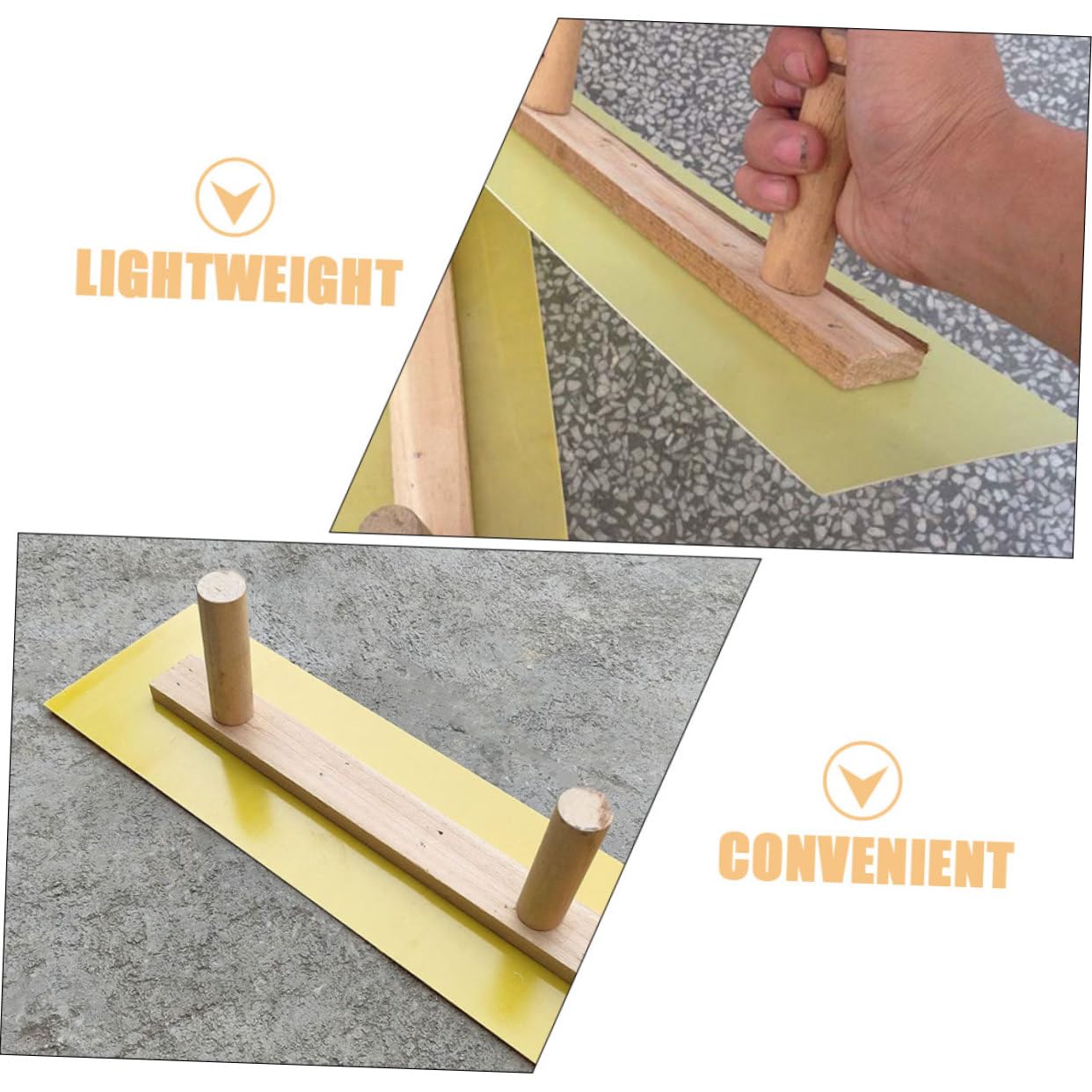Uonlytech 5 Pz Raschietto Per Pareti Strumenti Per Cartongesso Strumento Per Cartongesso Cazzuola Di Finitura Spatola Di Finitura Per Calcestruzzo Spatola Per Intonaco Artistico Di Legno