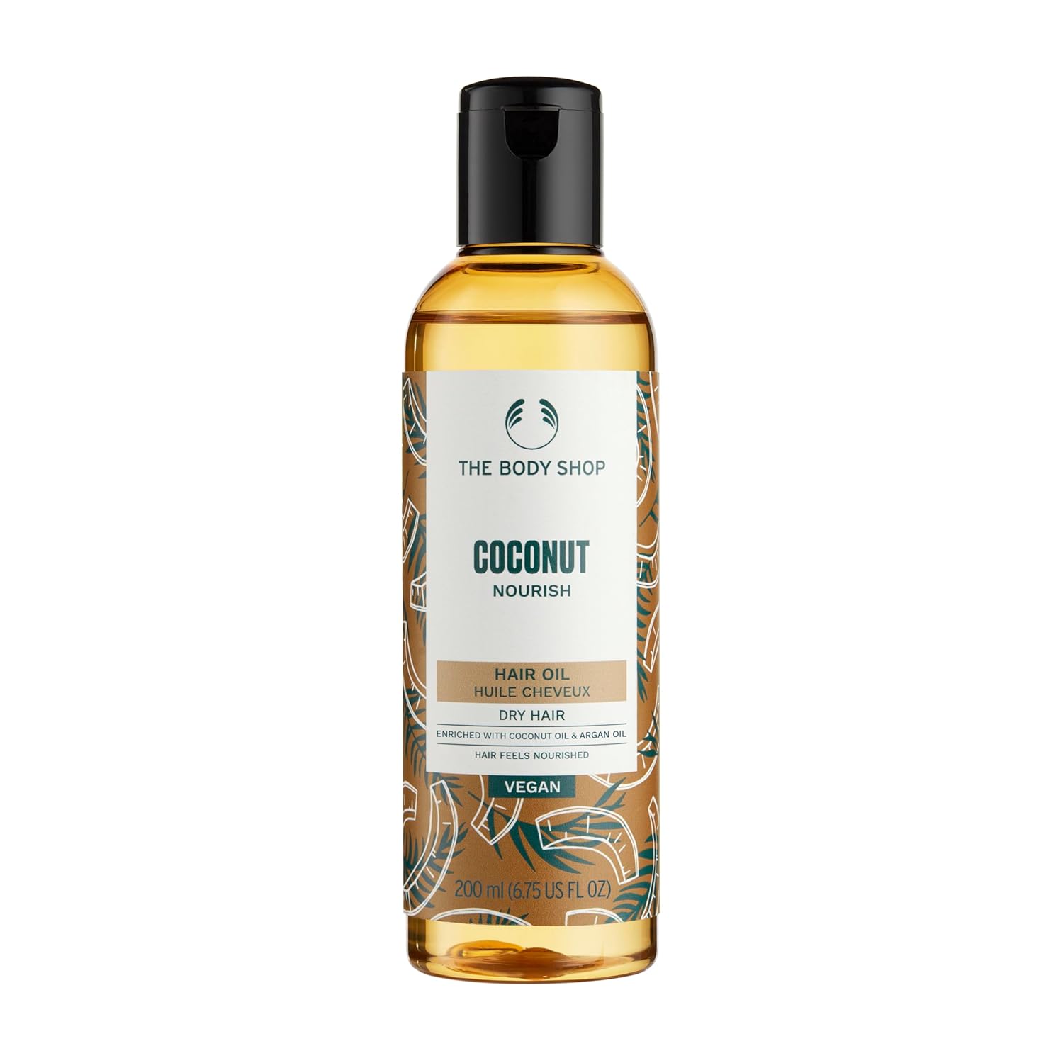 The Body Shop Coconut Oil Brilliantly Nourishing Pre-Shampoo Hair Oil, 6.75 Fluid Ounce