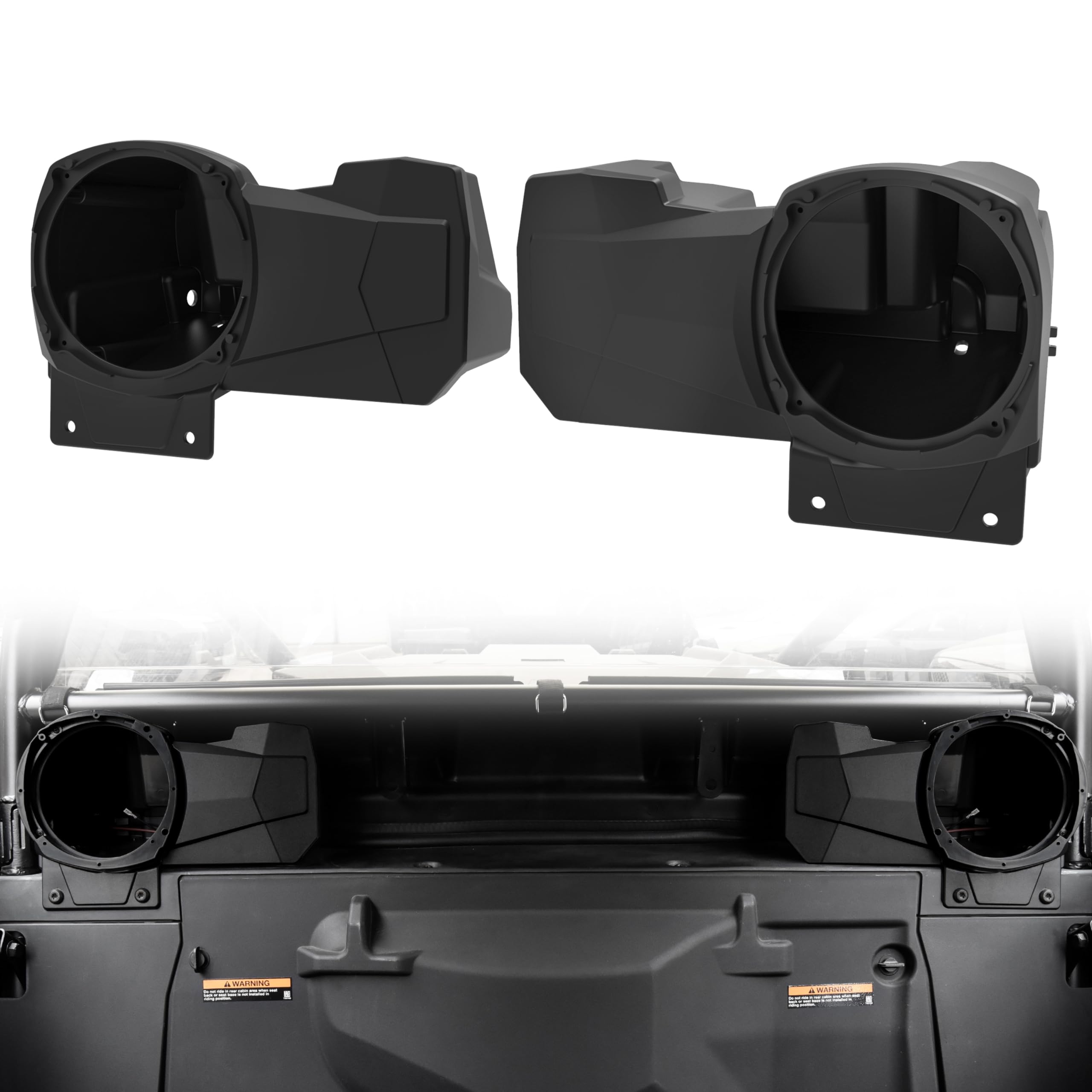 UTVSXPERT Rear Sport Enclosures for RZR XP 1000/XP 4 1000 24-25, Support 6.5