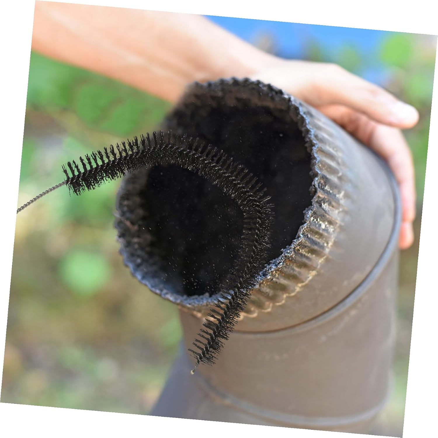 Unomor Flexible Dryer Vent Cleaning Brush and Refrigerator Lint Trap Dust Gap Brush with Sturdy Bristles for Cleaning and Maintenance