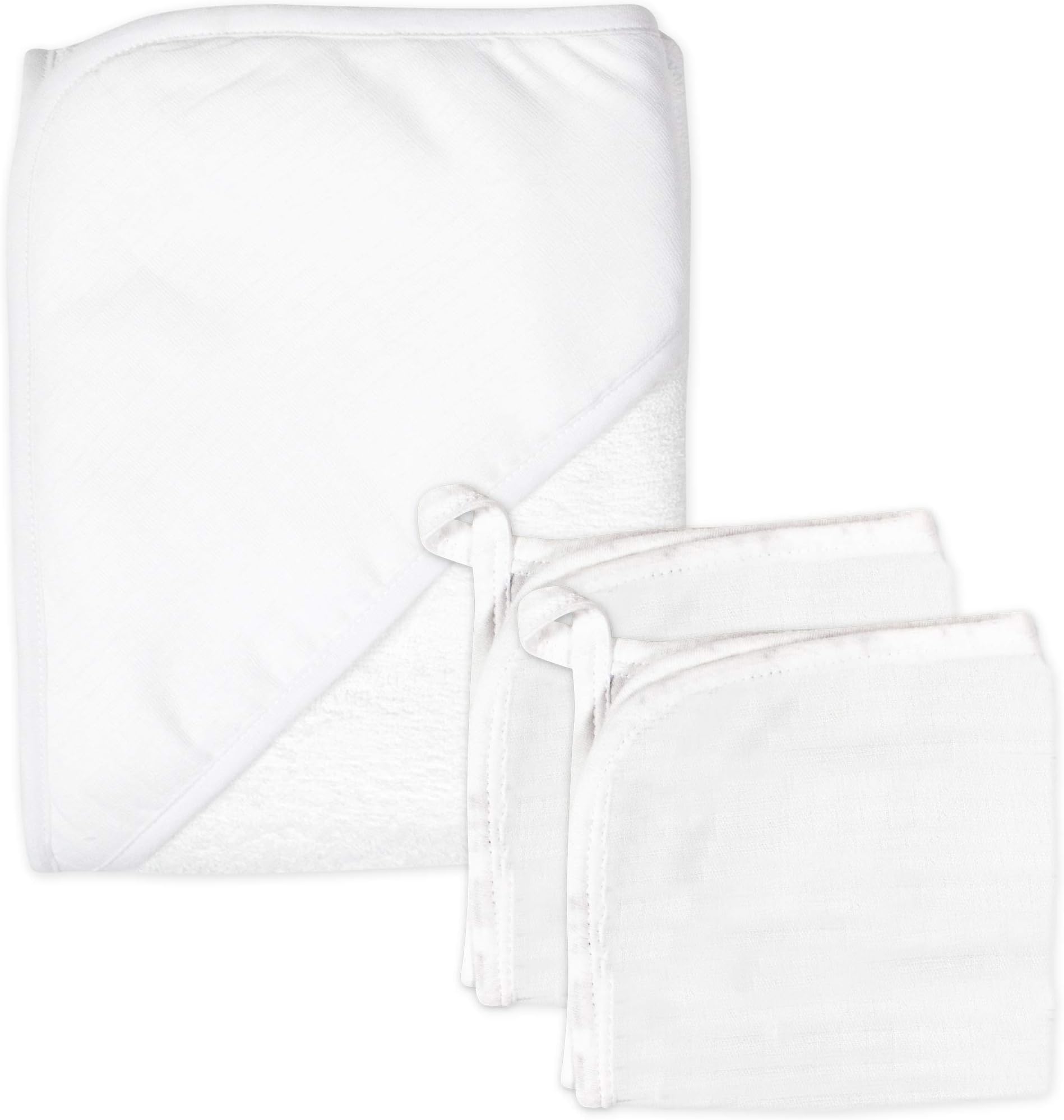 Amazon.com : HonestBaby Unisex Baby Organic Cotton Washcloth Multi-Pack ...