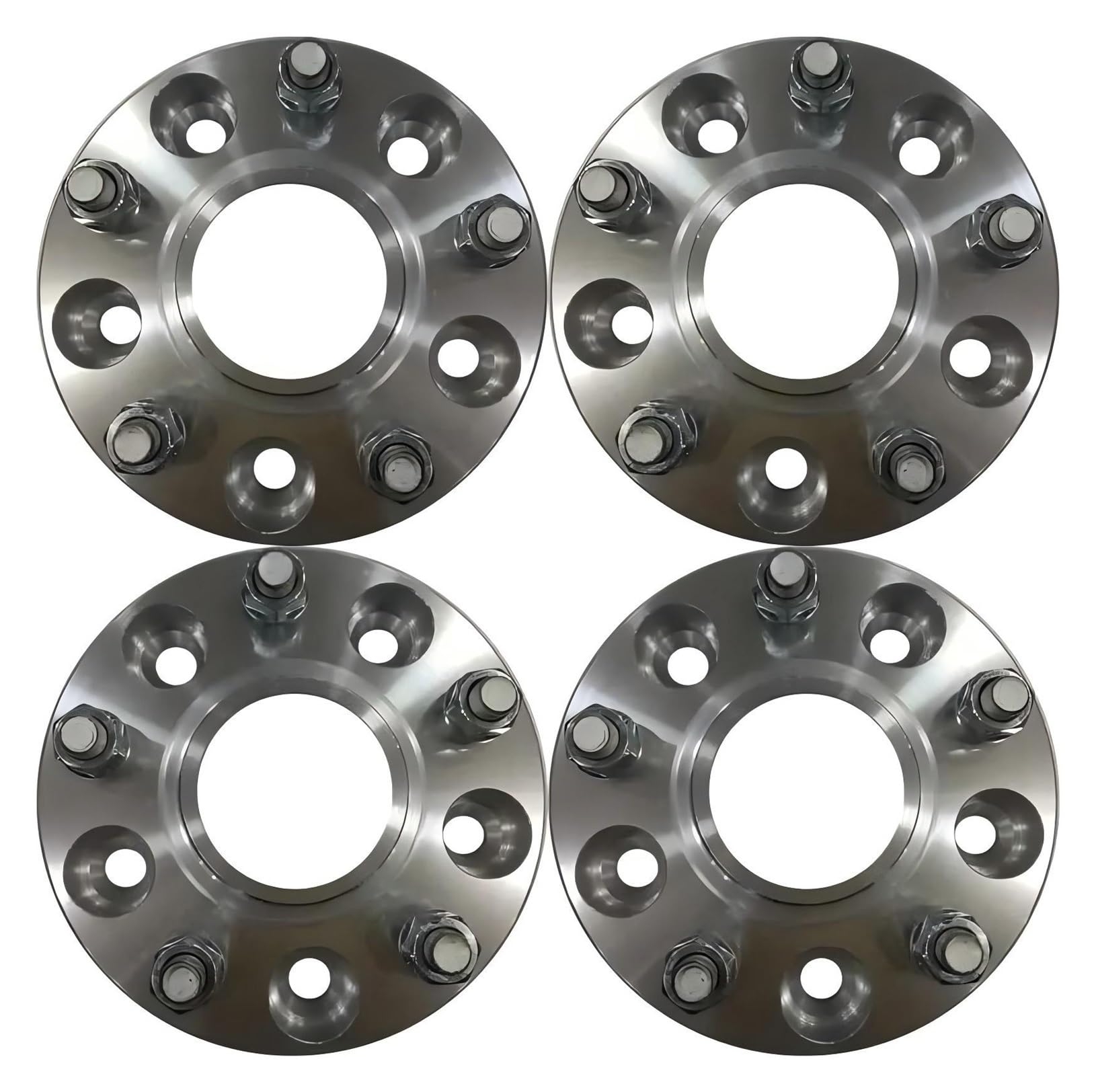 Adaptateur de roue 4 pièces/ensemble argent 30mm entretoises de roue moyeu pour Kit d'élargissement centré en alliage d'aluminium