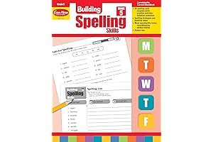 Evan-Moor Building Spelling Skills, Grade 5 - Boost Spelling Skills with Ease!