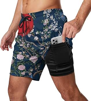 Amazon.co.jp: [XIMENPER] ハワイ風 ビーチパンツ 水着 メンズ